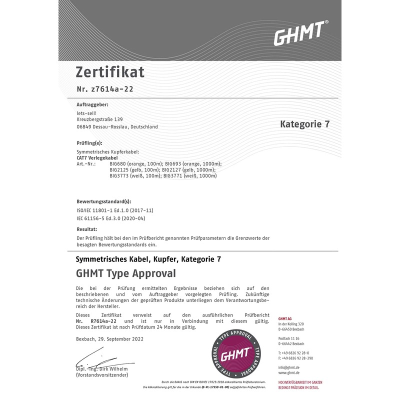 BIGtec All Patch Cables