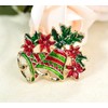 Gyn&Joy - Broche de Navidad esmaltado, Metal, Sin gemas.