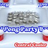 GoPong Party Barge: Inflatable Beer Pong Table with Cooler