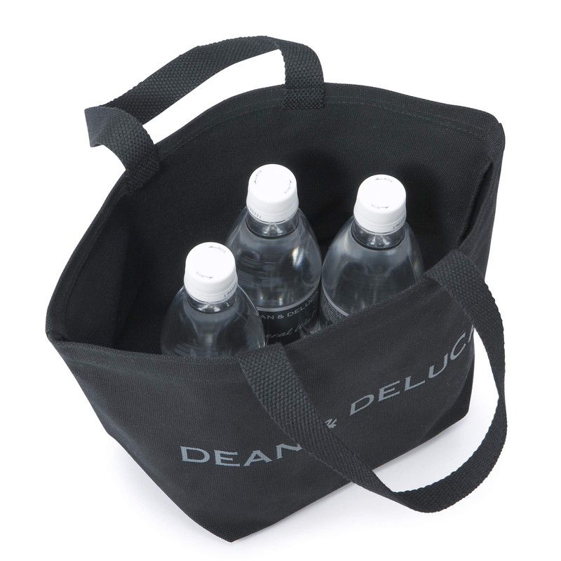 Dean & Deluca Tote Bag, L, Black, Women's, Men's, Solid,