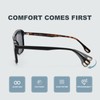 KISDATE OPTICS Premium Acetate Aviator Polarized Sunglasses for Men Women