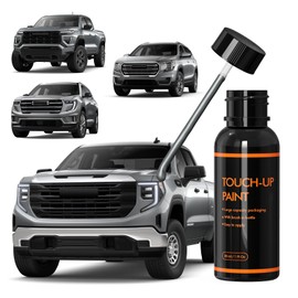 XTryfun GXD/WA130H Sterling Metallic Touch Up Paint for GMC, DIY Car Paint Scratch Repair Kit, Automotive Paint, Quick & Easy Fix Scratch Repair for Sierra/Terrain/Yukon/Acadia/Canyon