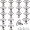 18 Pieces Drawer Knobs, 30 Pcs 1-1/5 inch Kitchen Cabinet