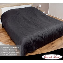 Leonado Vicenti XXL bed throw, classic bedspread, quilt, sofa throw, padded and quilted.