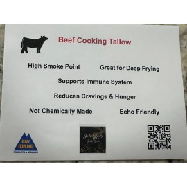 Stevie Ray's Smokin Treats Beef Cooking Tallow 8oz
