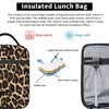 DORKEIXIA Leopard Cheetah Print African Animal Hunting Insulated Lunch Bag