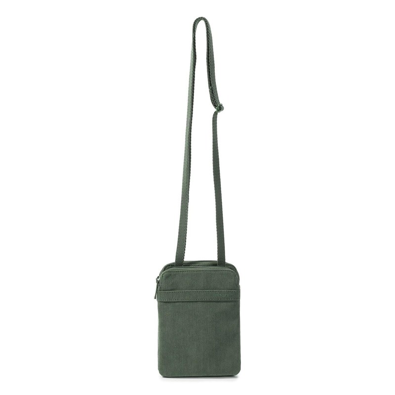 Hedgren Follis Rupee RFID Passport Holder Corduroy Duck Green, Corduroy