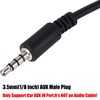 Warmstor 3.5mm (1/8 inch) AUX Audio Plug Male to USB