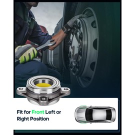 SCITOO 515040 Front wheel bearing for lexus Gx460 2010-2021, for Toyota 4Runner 2003-2021, for Toyota Tacoma 2005-2015, for Toyota Tacoma 2016-2021, W/ABS wheel hub assembly