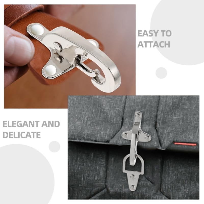DIYEAH 2 Sets Metal Coat Toggle Buckle Clasp, Zinc Alloy