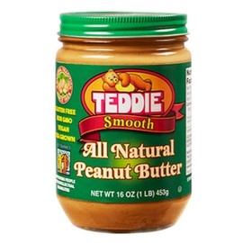Teddie All Natural Old Fashion Smooth Peanut Butter (Pack of 3)
