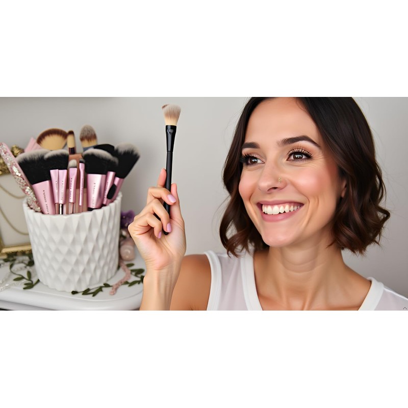 Adore Gopala Rotating Storage: White Decor-Matched, Diamond Design Pattern, Makeup