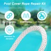 150 ft Pool Cover Rope Repair Kit Compatible with Most