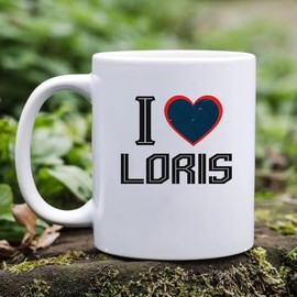 Keepsake Present Mug for City Loris South Carolina State - I Love Loris SC Souvenirs Mug Ceramic 11oz White