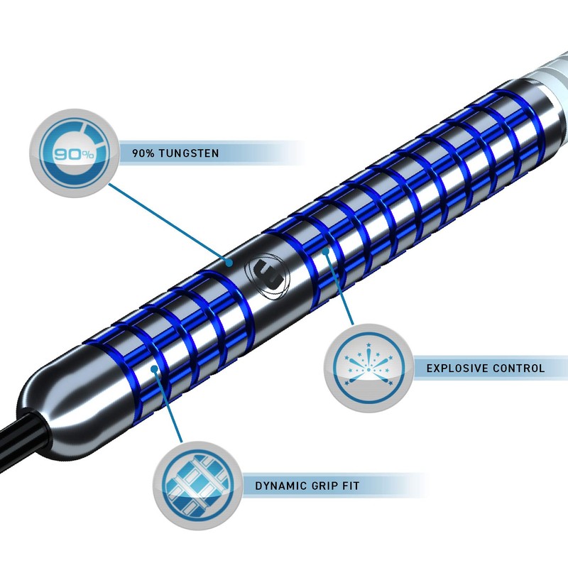 WINMAU Vincent Van Der Voort Tungsten Steeltip Darts Set 23g