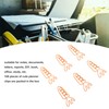 100Pcs Carrot Paper Clips Carrot Shape Strong Metal Anti Slip