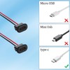 OMIGA USB Socket Installation Pack of 12 USB C Female