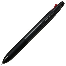 Pilot Acroball 4+1 Multifunction Ballpoint Pen, Equipped with 0.7mm Oil-Based Ink (Black, Red, Blue, Green), 0.5mm Mechanical Pencil, Black, BH41AB-175-B