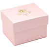 PIEARTH EX447-1 Jewelry Box, Large, Owl Pink, Zinc