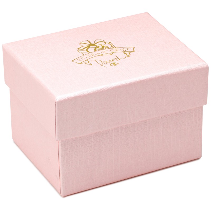 PIEARTH EX447-1 Jewelry Box, Large, Owl Pink, Zinc