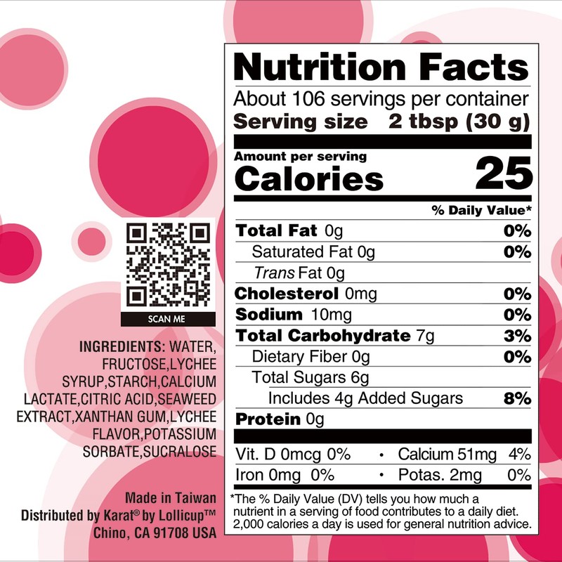 Tea Zone [7 Pounds] Lychee Popping Pearls for Boba Tea