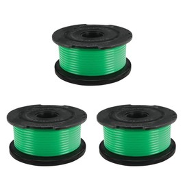 LEFITPA 3 Pack 20-Foot Auto Feed Replacement Spool with .080-inch Diameter Line for Black & Decker String Trimmer GH3000 Model