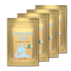 240 Coenzym Q10 Tabletten Hochdosiert | 100mg pro Tagesdosis | Leicht zum Schlucken | 4 Monate Vorrat | für Herzgesundheit & Energie | Vegan | 240 Tabletten