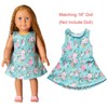 Jxstar Vestidos de Flores a Juego para niñas y muñecas,