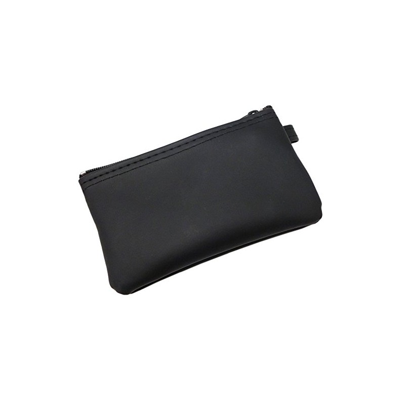 Key pocket with 1 zipper compartment in black