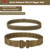 YAKEDA Molle Battle Belt Tactical Combat Belt Quick Release Rigger