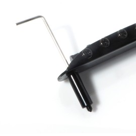 Replacement black bridge for Mustang guitar (Jaguar Jazzmaster)