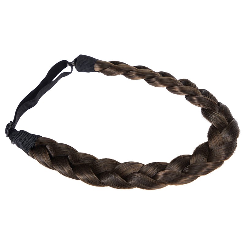 TOECWEGR Braid Headband 3 Strands Synthetic Braided Headbands Stretch Plaited