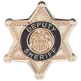 EagleEmblems P06916 PIN-BDG,Sheriff,Deputy (1'')