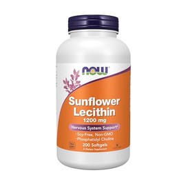 NOW Sunflower Lecithin 1200 mg,200 Softgels