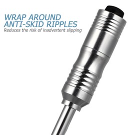 Operitacx DentalMirror with Light, LED Teeth Inspection Anti-Fog DentalMirror for Teeth Dentist Oral Care Tool