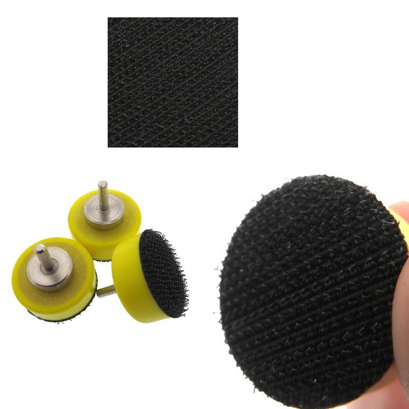 φ1-inch Hook and Loop Sanding Pad, with 1/8"(3mm) Shank 2-Pak&5-Pack