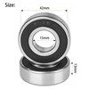 2Pcs 6302-2RS Deep Groove Bearings, Replacement N127530 Groove Ball Bearing,