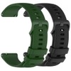 NELUMBO Silicone Rubber Watch Bands, Quick Release Premium Soft Rubber