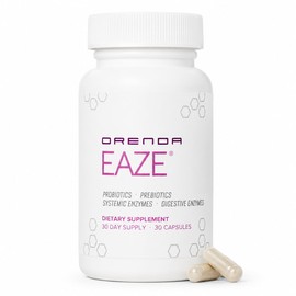 Orenda Eaze Cápsulas para el bienestar intestinal  Apoyo digestivo 6 en 1 con probióticos, endosporas, Peptizyme-SP EN, prebióticos y enzimas...      