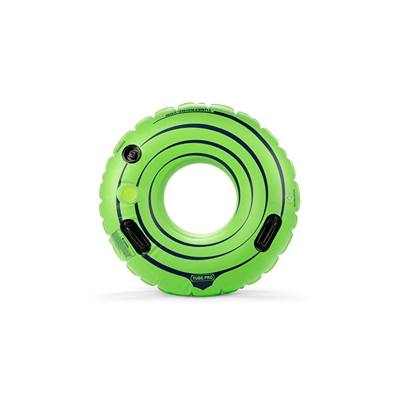 Tube Pro Green 44" Premium River Tube with Cupholder- Heavy