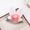 KIDOCHEESE Baby Girl Easter Bunny Ears Headbands Rabbit Ears Nylon