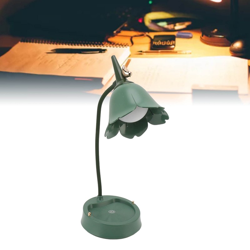 3W LED Touch Desk Lamp 3 Gear Dimmable Foldable Petal