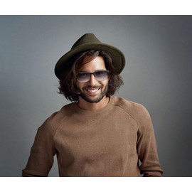 Rimerakea Men's Sunglasses, Black, Polarized TR90, UV Protection, Openable Frame, Unisex, Popular, For Driving, [C] Gradient Gray