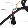 VGEBY 1 Pair Electric Bicycle Twist Throttle Grips LCD Display