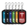 mnmoom Medical Equipment Luggage Tag Medical Alert Zipper Pull Bag