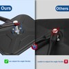 CALBEAU Mirrors Doors Off, Wider View Side Mirrors with Blind