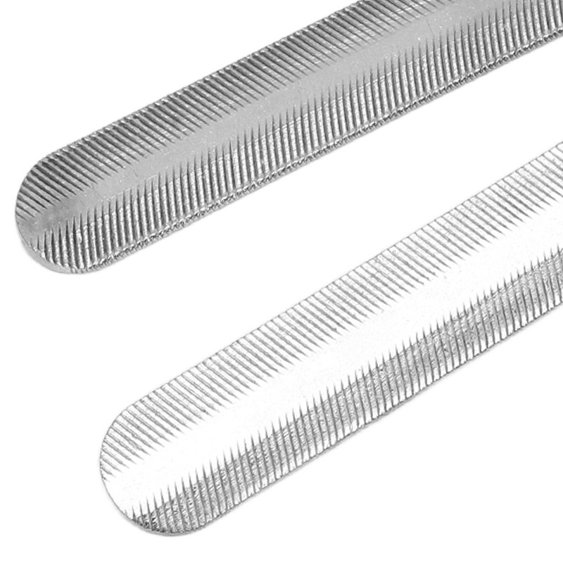 3pcs Nut File Tapered Cutting Edge Comfortable Handle Double Sided