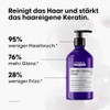 L'Oréal Professionnel Keratin Alpha Sleek Shampoo for Long-Lasting Smoothness, Frizz