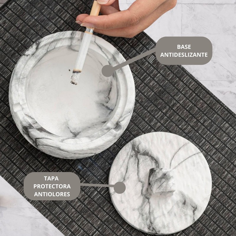 Marble Effect Ashtray