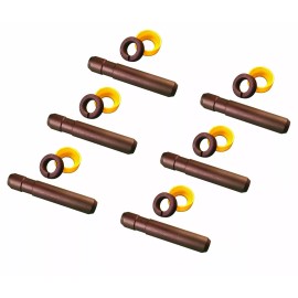 6 - Cat Style Backhoe Bucket Tooth Pins and Retainers - 8E-6208, 8E-6209